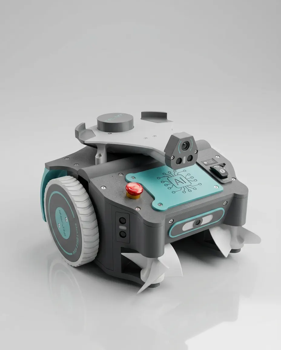 Chaser robot body with the hopper removed